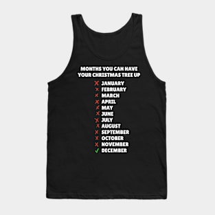 Christmas Tree Permission Tank Top